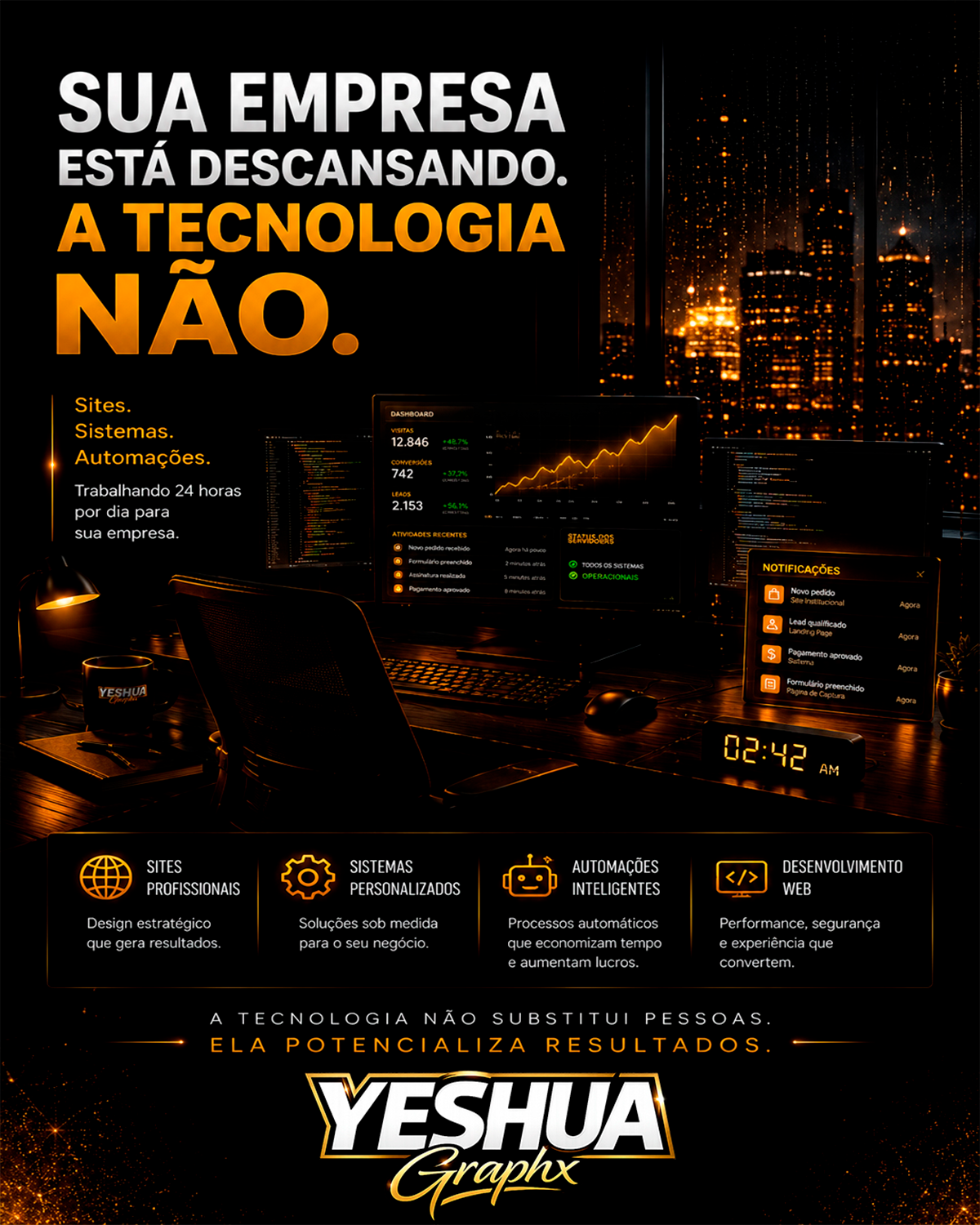 Case Yeshua Graphx - A tecnologia não descansa